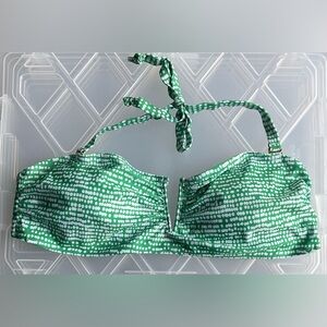 Catherine Malandrino V Wire Bandeau swim top